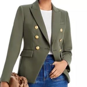 Veronica Beard ss 10 olive green 
Miller Dickey Double Breast blazer